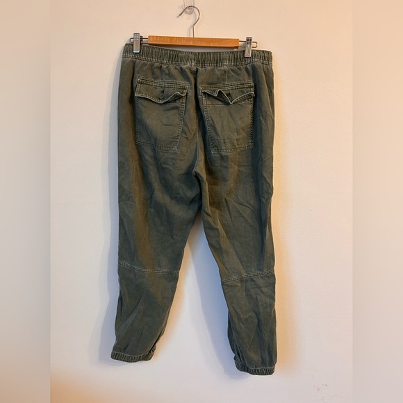 GAP DRAWSTRING CARGO STYLE JOGGERS GREEN SIZE M - Picture 2 of 6